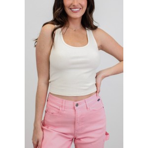 Essy Rib Tank in Oat Milk by Z Supply