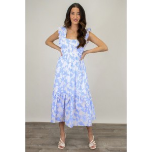 Blue Skies Ahead Midi Dress