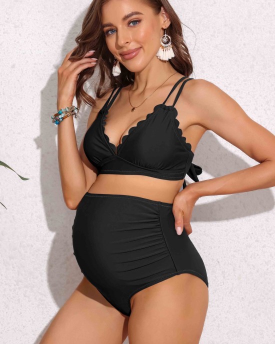 serena scallop bikini top serena scallop bikini top