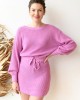 tie waist sweater dress