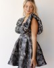 estella shoulder puff mini dress estella shoulder puff mini dress