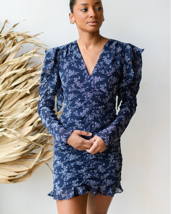 good posture rouched dress