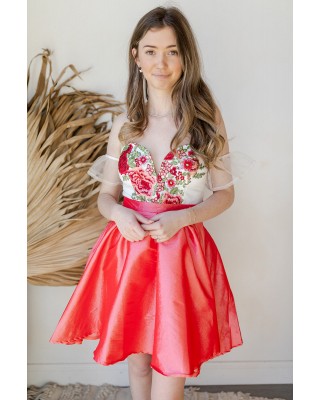 be there in a mini, dress