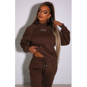 Ivy Luxe Hoodie - Chocolate