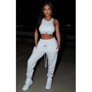 Ivy Luxe Trackpant - Grey
