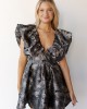 estella shoulder puff mini dress estella shoulder puff mini dress
