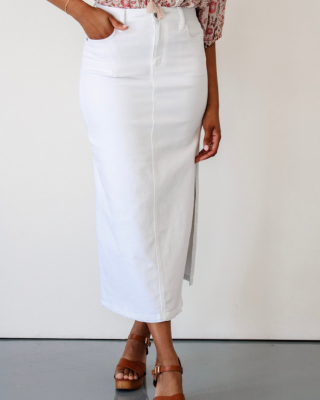 Countryside Denim Midi Skirt