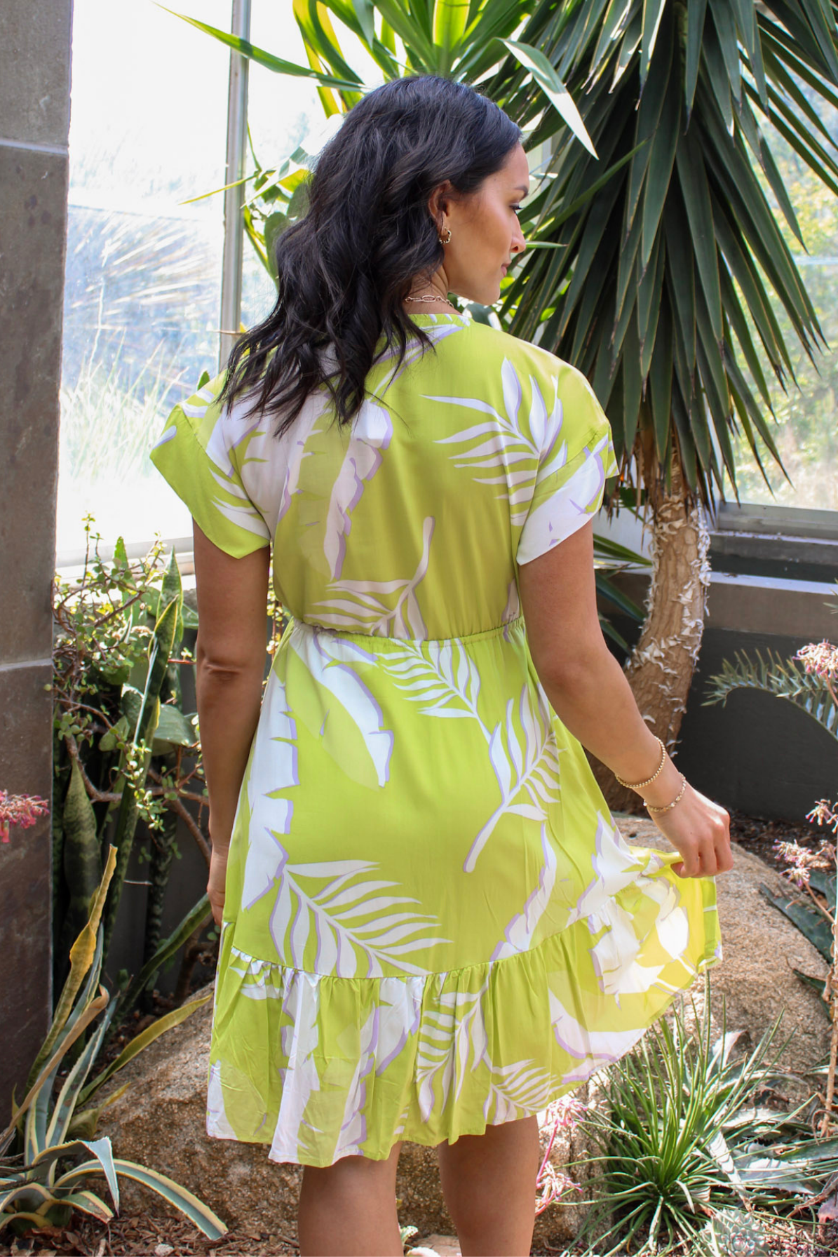 Vista Vibes Tie Waist Mini Dress Vista Vibes Tie Waist Mini Dress